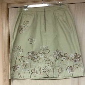 Tan Talbots Skirt